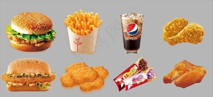 炸鸡汉堡图片 炸鸡汉堡图片