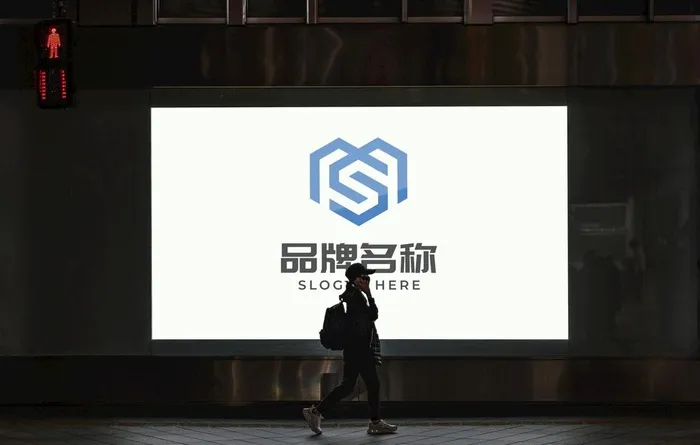 logo样机 标志样机 字体样图片