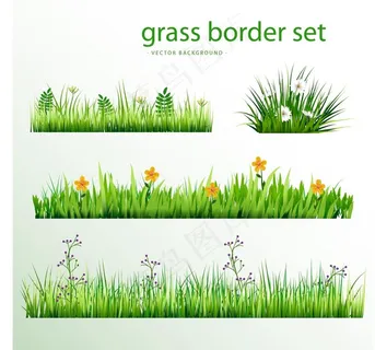 绿色清新花草图片