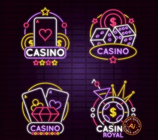 霓虹娱乐元素标志图片