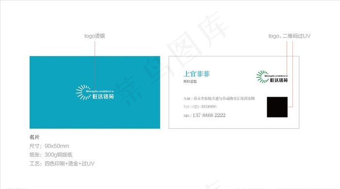 房地产名片VI图片ai矢量模版下载