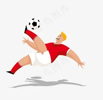 踢足球人物 图片