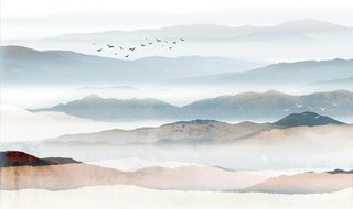 装饰画 花鸟画 新中式 山水 图片