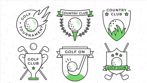 运动徽章高尔夫图片