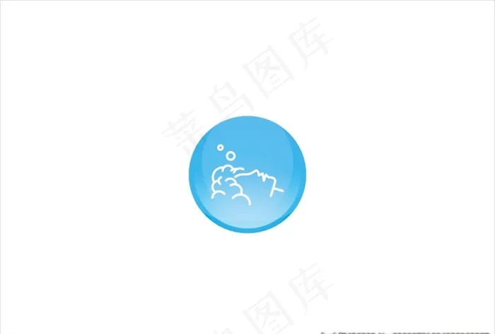 洗头图标图片cdr矢量模版下载