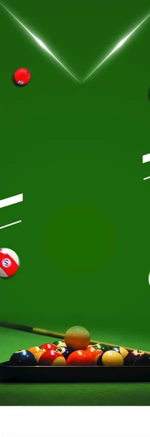 台球展架背景图片
