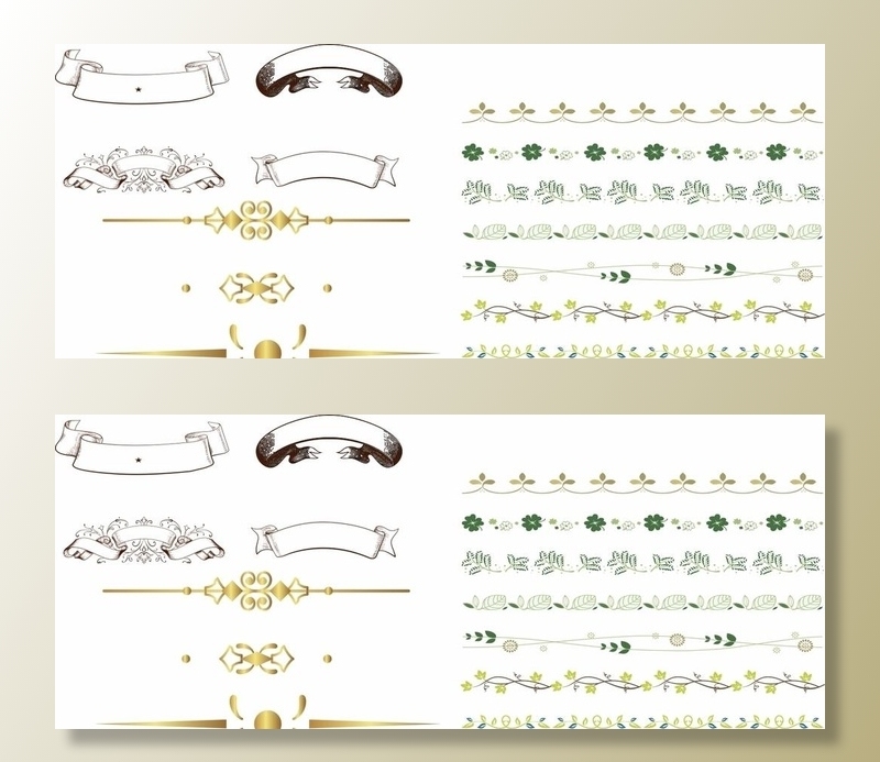 实用花纹花边大全图片