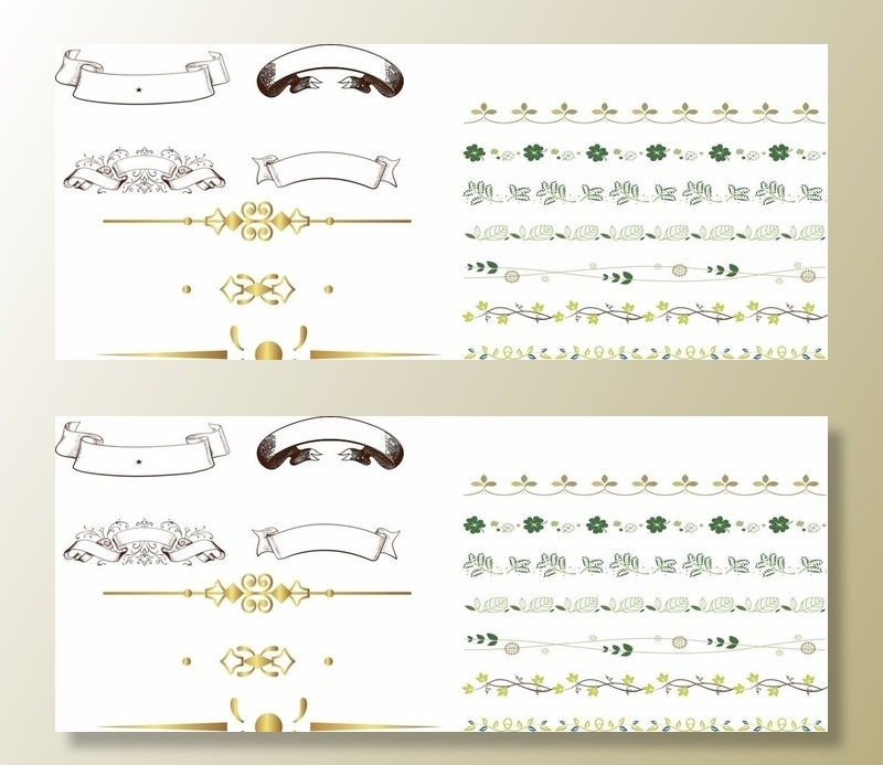 实用花纹花边大全图片cdr矢量模版下载