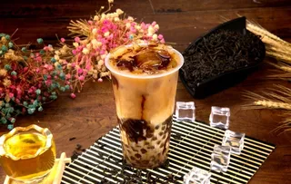 琥珀烤香奶茶图片