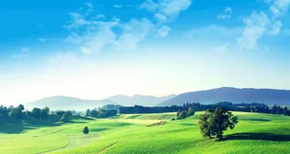 蓝天白云 天空 晴天 蓝色 美图片