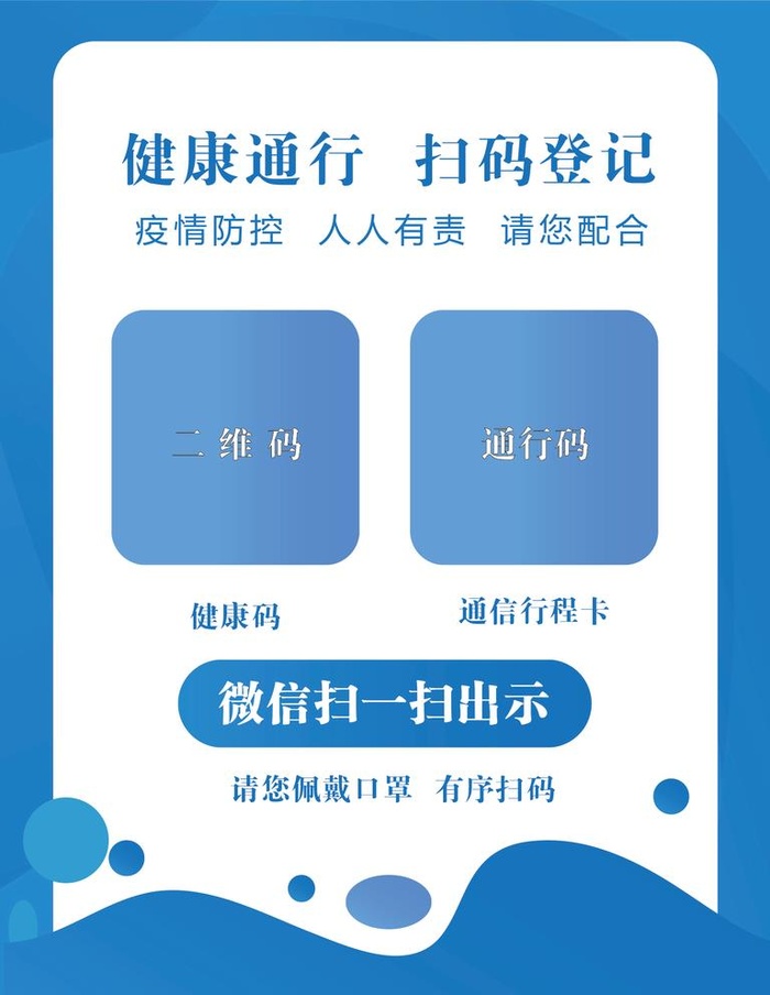 健康通行扫码登记图片