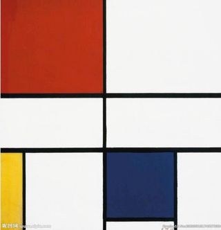 蒙德里安画高清图片