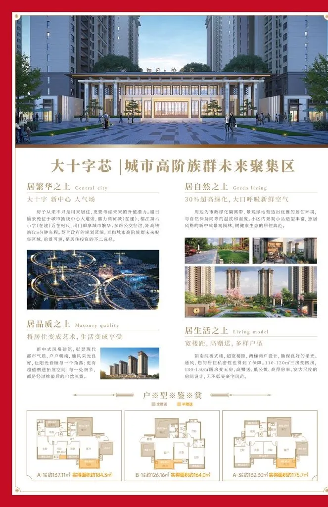 地产DM单页图片ai矢量模版下载