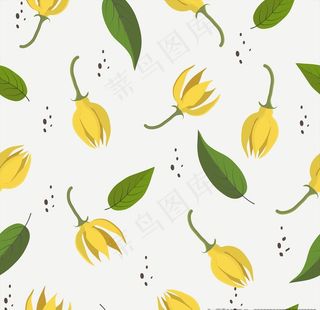 淡彩印花图案图片