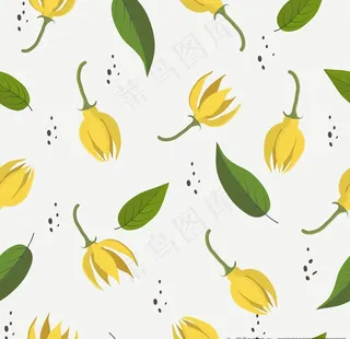 淡彩印花图案图片