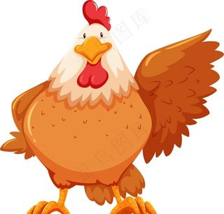 卡通鸡图片