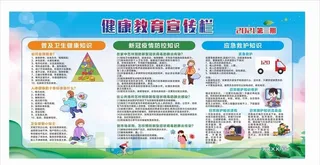 健康教育宣传栏图片