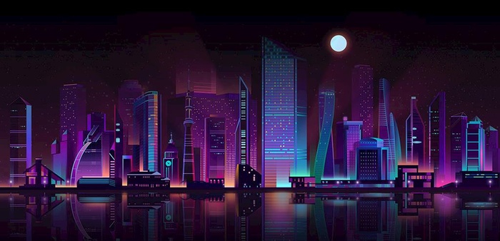 城市插画图片