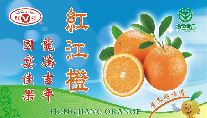 红江橙图片cdr矢量模版下载