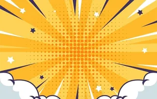 平面漫画风格背景图片