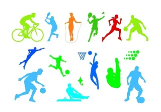 运动背景文化墙图片