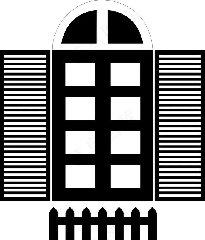 窗户矢量图图片cdr矢量模版下载