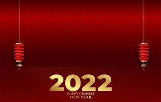 2022虎年年会背景展板图片