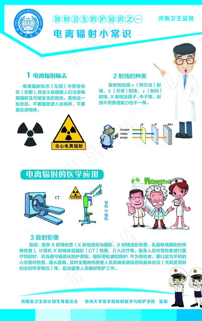 电离辐射小常识图片(4696x7091)psd模版下载