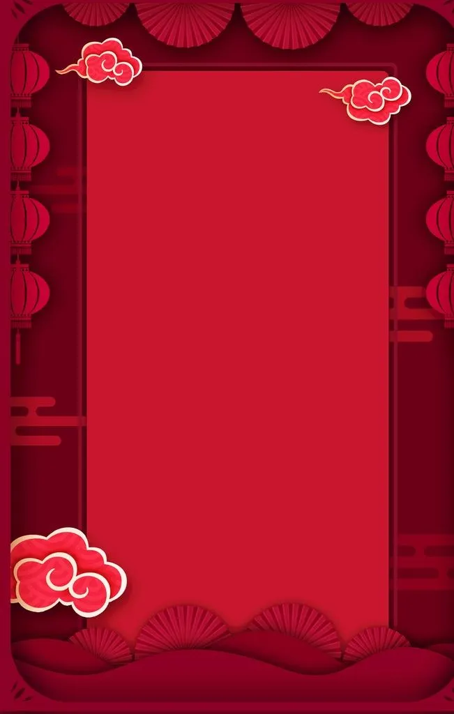 新年背景海报图片(3545x5315)psd模版下载