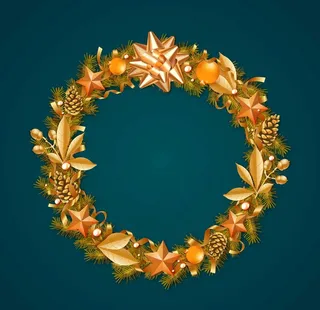 圣诞节花环图片