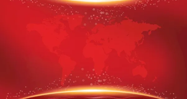 红色简约展板背景图片