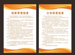 公司制度牌图片