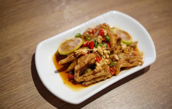 网红鸡爪图片