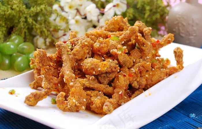 椒盐蛙腿图片
