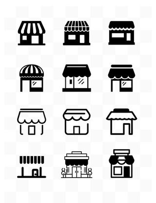 店铺小图标图片