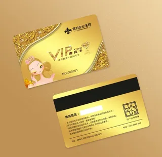 美容美发会员卡图片