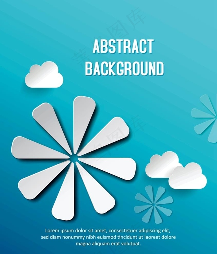 立体建筑和植物图片