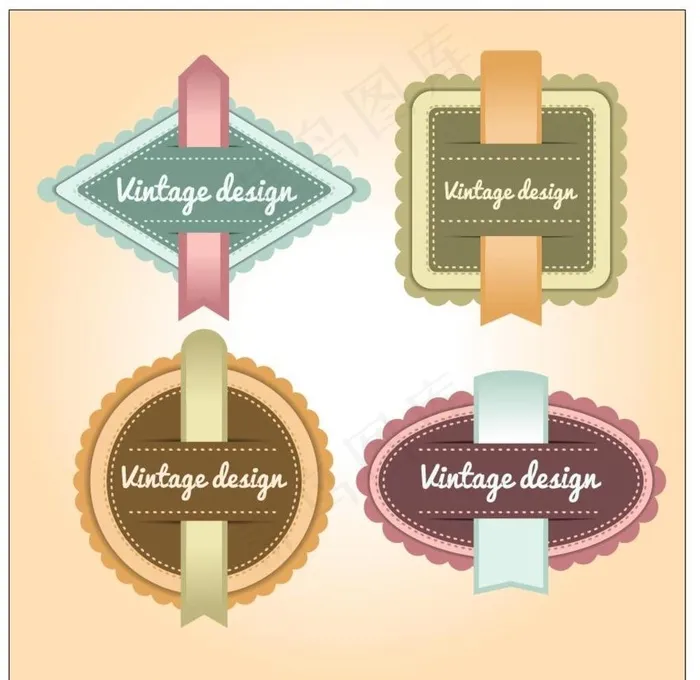 精美促销标签图片ai矢量模版下载