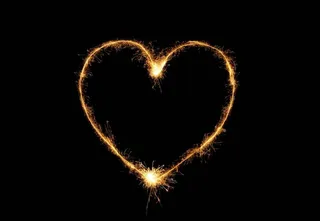 心形烟花素材图片