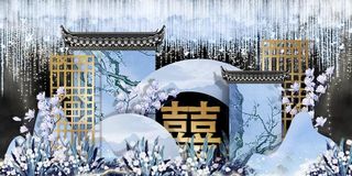 新中式婚礼  图片