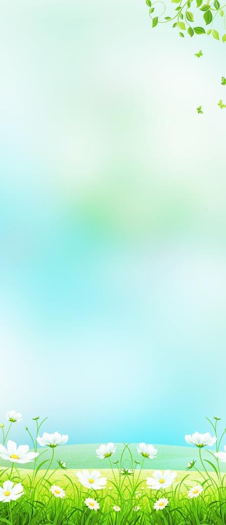 小清新背景图片psd模版下载