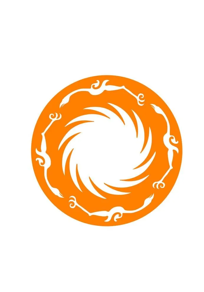 太阳鸟金箔图片ai矢量模版下载