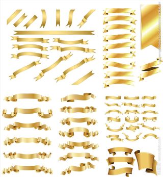 金色彩带图片
