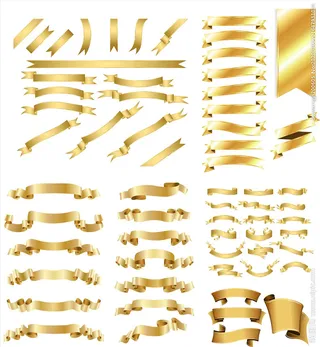 金色彩带图片