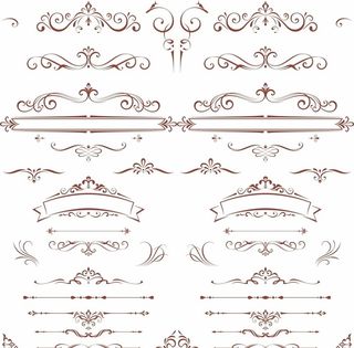 复古底纹素材 中国风边框图片