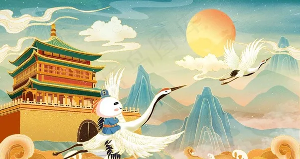 国潮风景图片 国潮风景图片