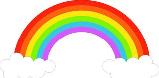 卡通彩虹图片