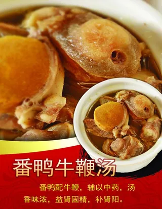 番鸭牛鞭汤图片