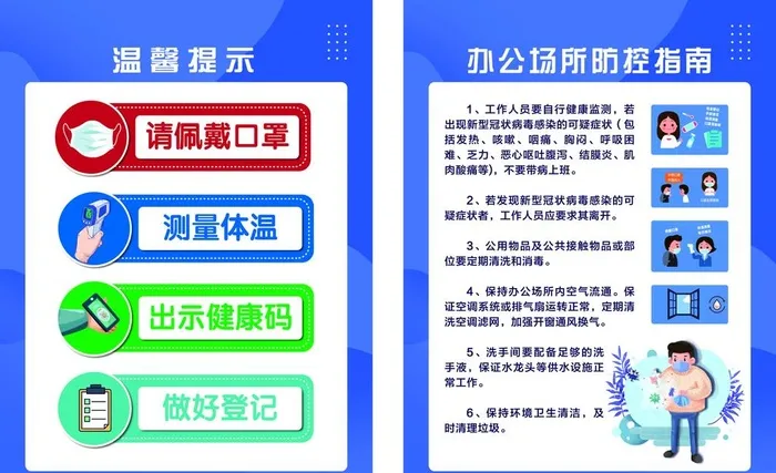 防  戴口罩 测体温图片