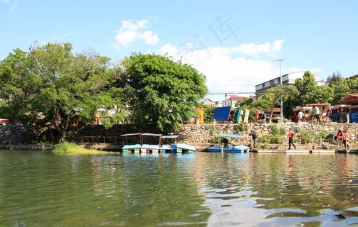 闽南水乡村舍图片